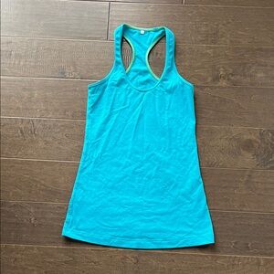 Lululemon Blue Racerback Tank Top